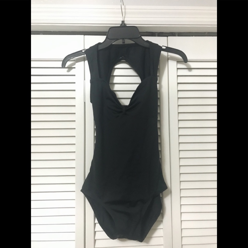 Black Natalie Dance Wear Leotard !BRAND NEW!